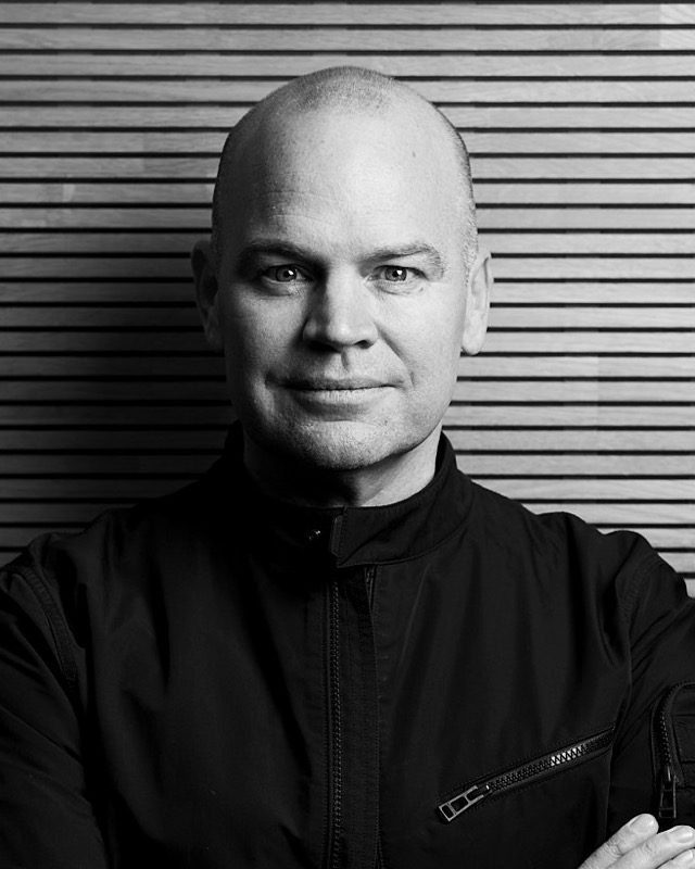 Christian Steiger, Porträt in Schwarzweiß